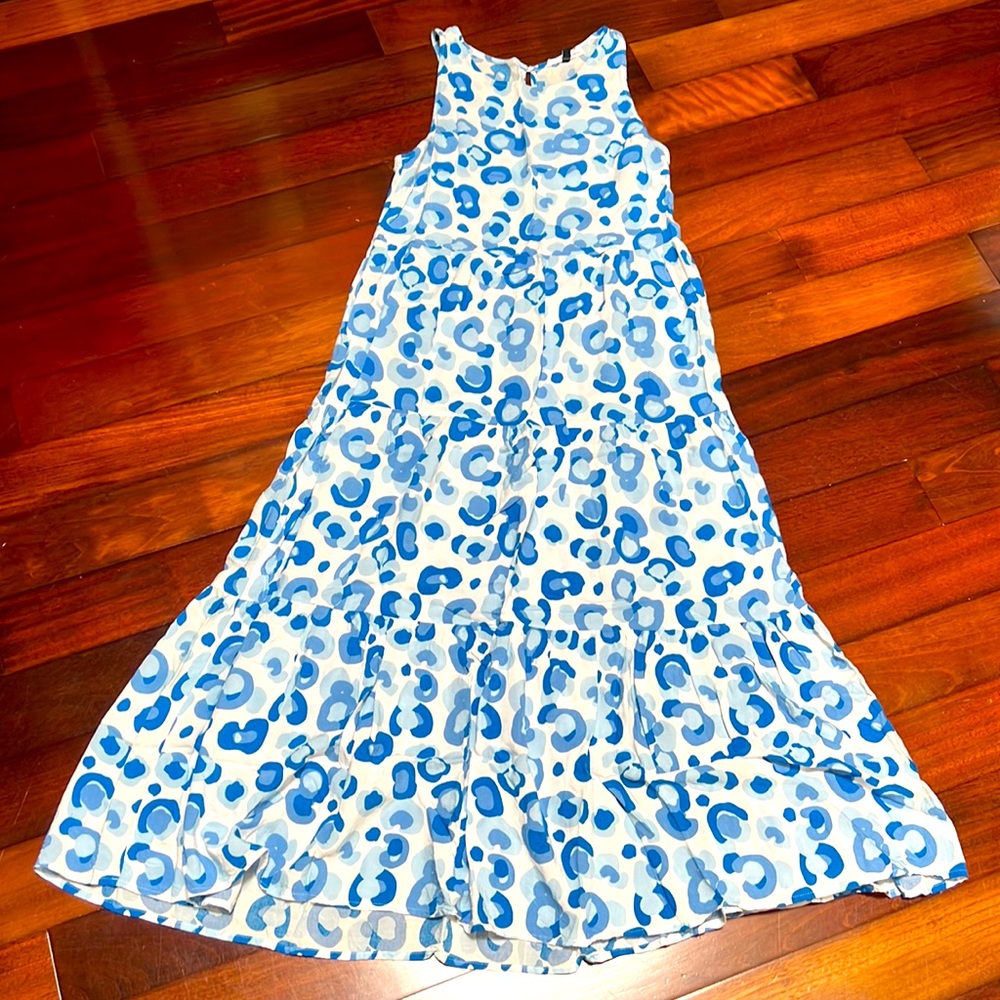 Michelle McDowell blue leapord maxi